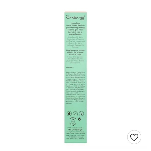 The Crème Shop Lip Juice Stain – Strawberry Feels Forever 🍓 - Picture 4 of 8